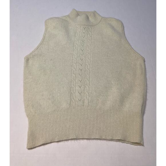 Vintage Jacqueline Ferrar Sweater Women's Medium Lambswool Angora Turtleneck - Picture 1 of 10